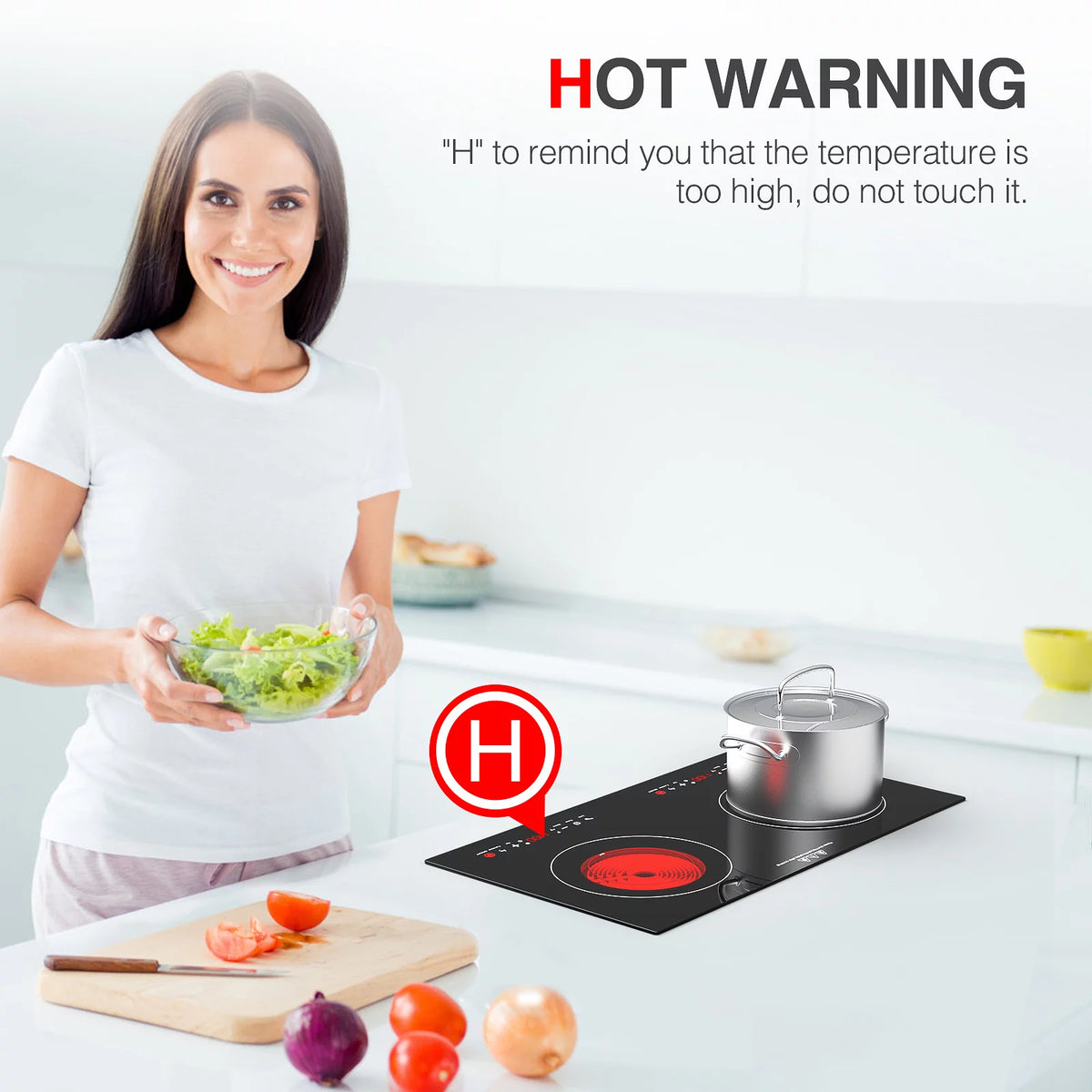 24 Inch 2400W Electric Ceramic Cooktop K2332
