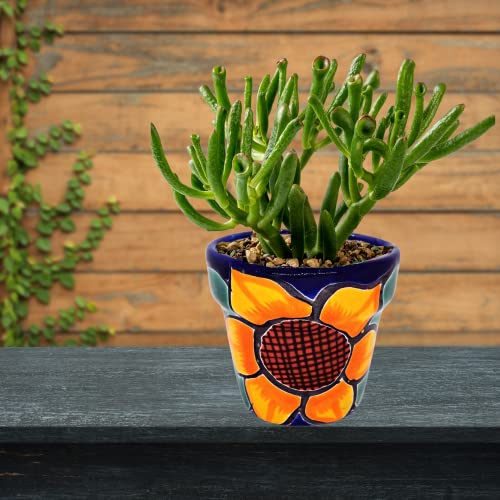Set of 3 Hand-Painted Talavera Planters L672629