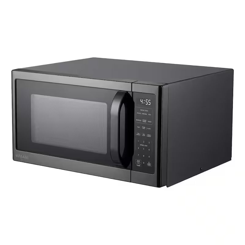 Black Stainless Steel 1,100 Watt Countertop Microwave R7074