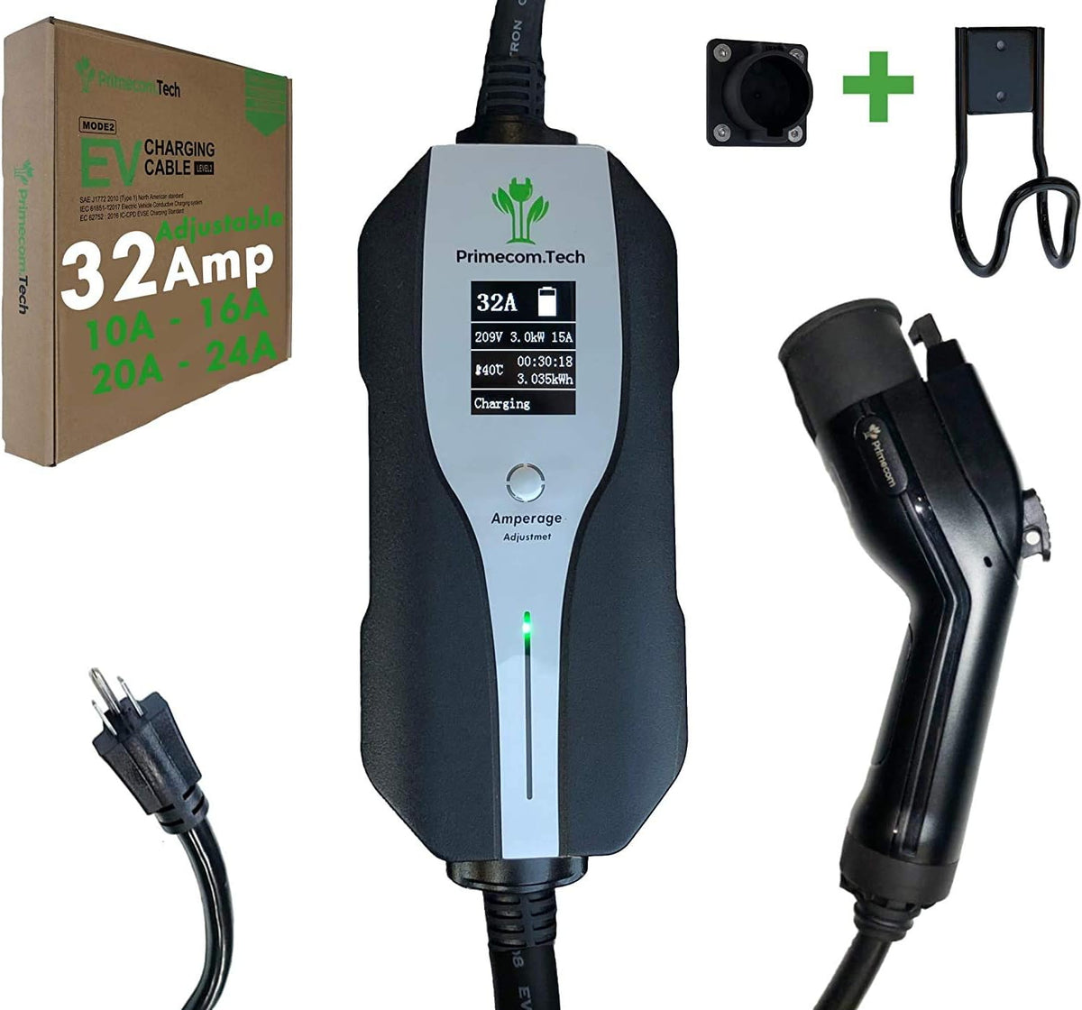 Level 2 Electric Vehicle Charger with 30Ft Cable K511859