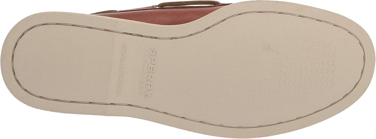 Men's Leather Boat Shoe Tan N332