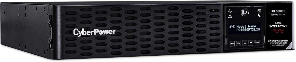 UPS System, 1000VA/1000W, 8 Outlets, 2U Rack/Tower X7097