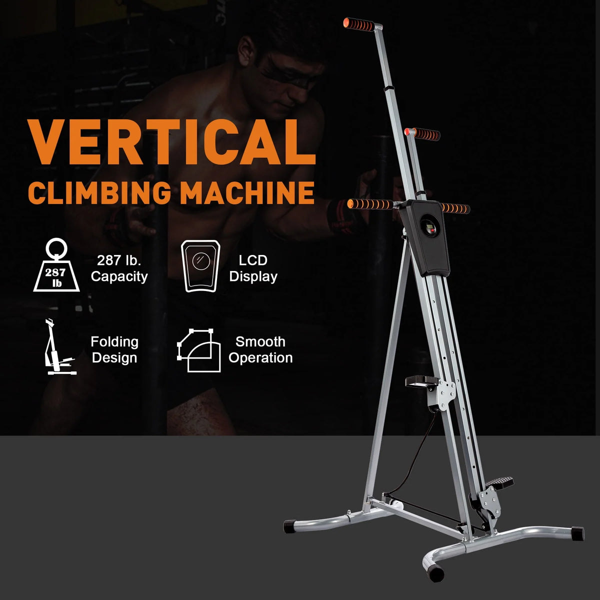 Foldable Vertical Climber Exercise Machine J903