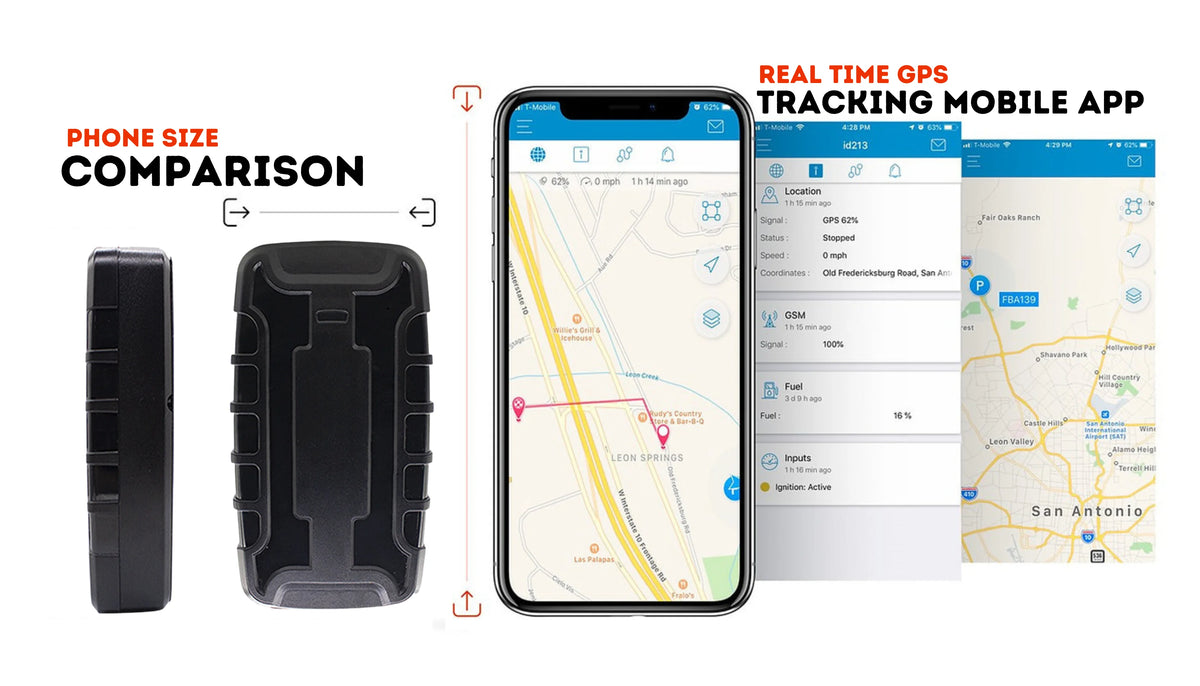 Magnetic GPS Tracker with 180 Day Battery Life M488