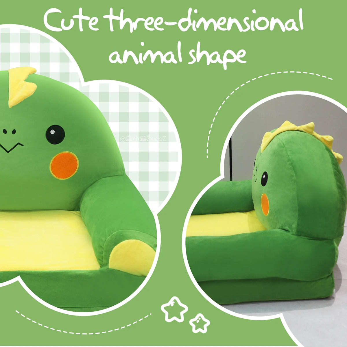 Foldable Toddler Chair 2 in 1 Flip Out Couch X709