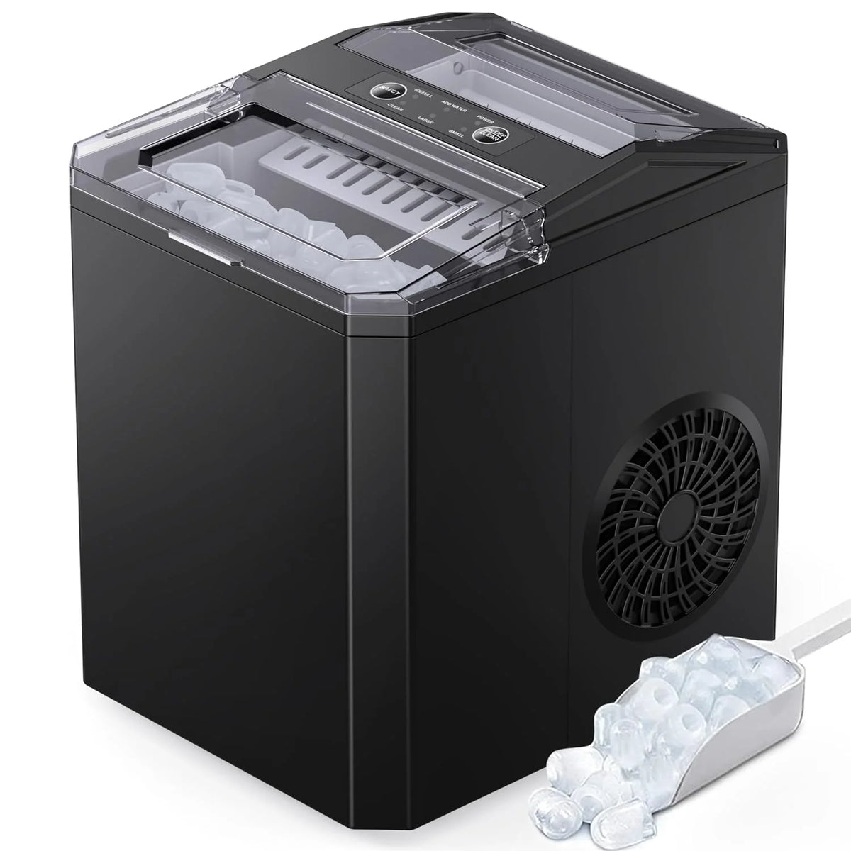 Portable Countertop Ice Maker 26lbs/24hrs Black M135