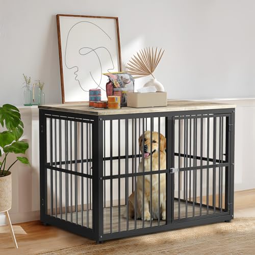 XL Wooden Dog Crate with 3 Doors H65137