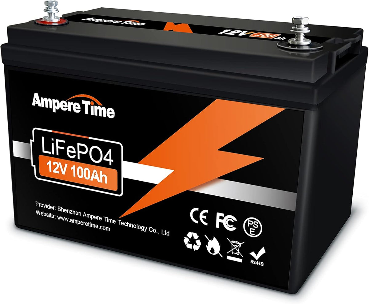 12V 100Ah LiFePO4 Deep Cycle Battery with Built-in BMS G669016
