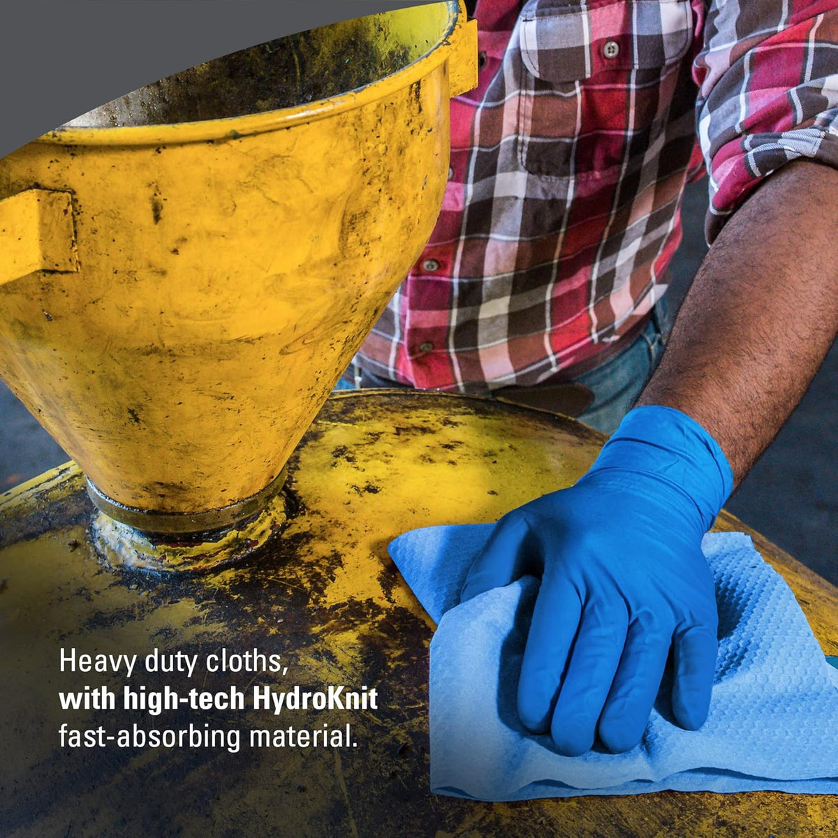 Blue Heavy Duty Cloths Jumbo Roll V477212