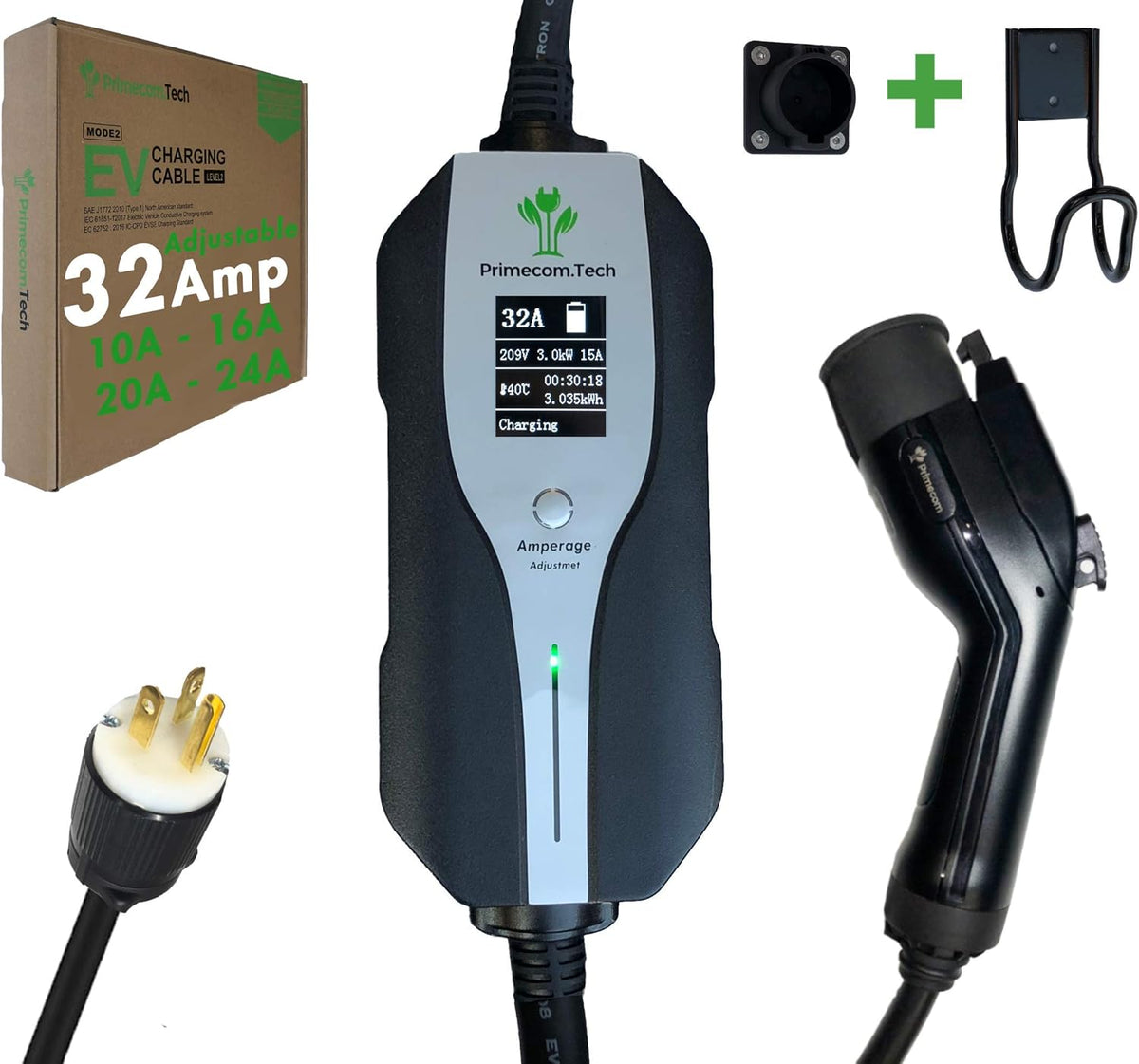 Level 2 Electric Vehicle Charger with 30Ft Cable K511859