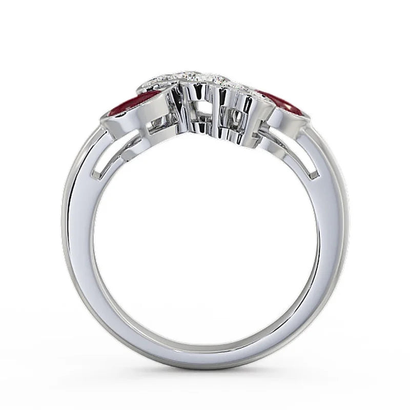 14K White Gold Eternity Band Size 9.5 Q30708