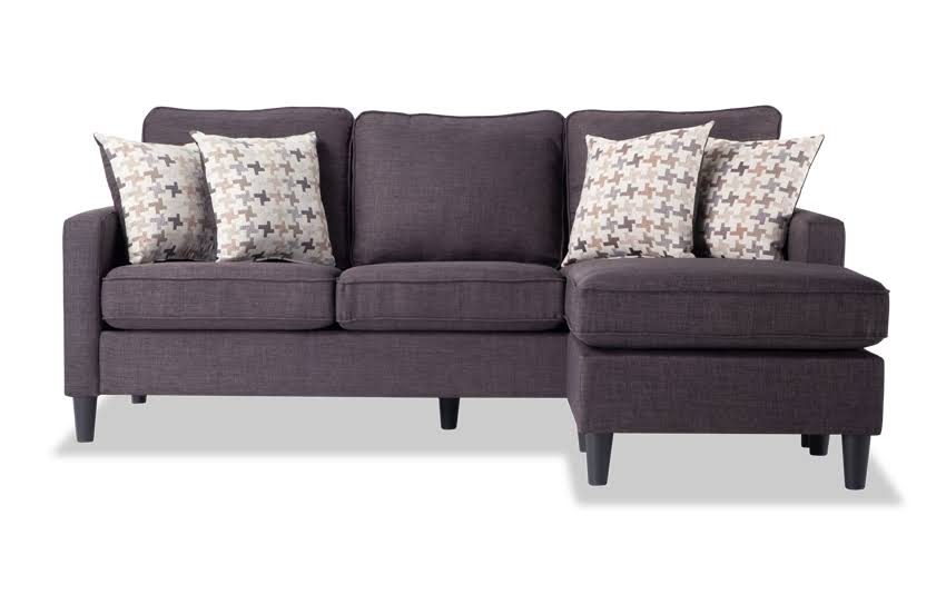 Charcoal Transitional Sofa B798