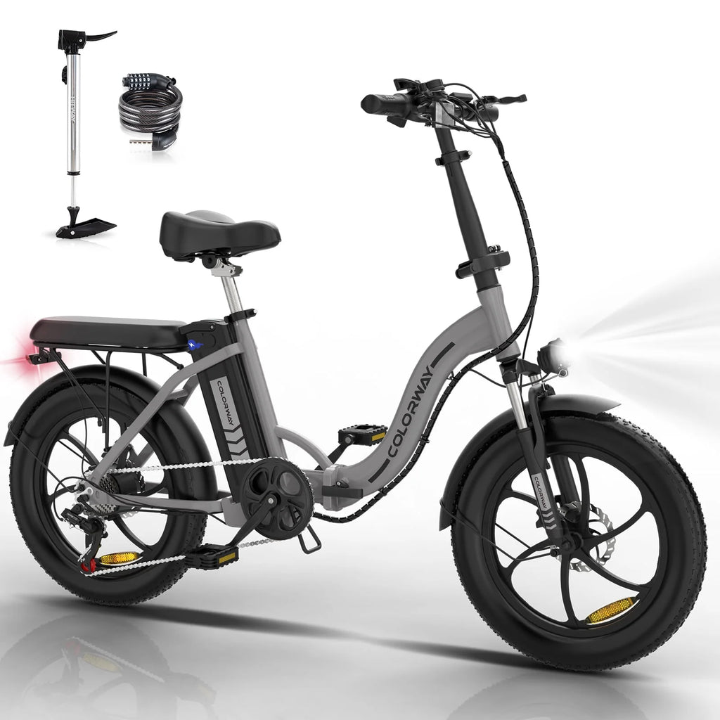 500W Fat Tire Electric Bike 11.2Ah 36V V438713