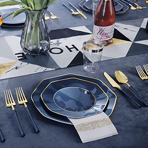 350 Pcs Plastic Dinnerware Set for 50 Guests H5687