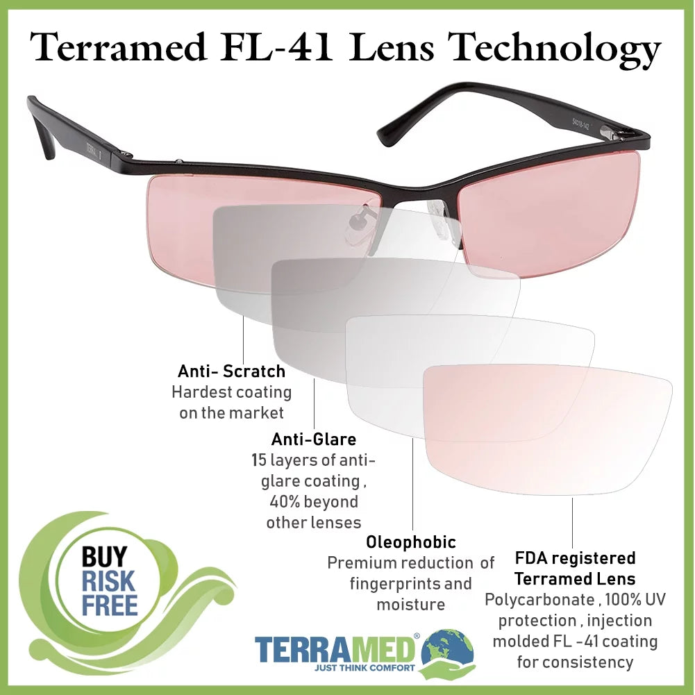 Migraine Glasses FL-41 for Light Sensitivity Z7293