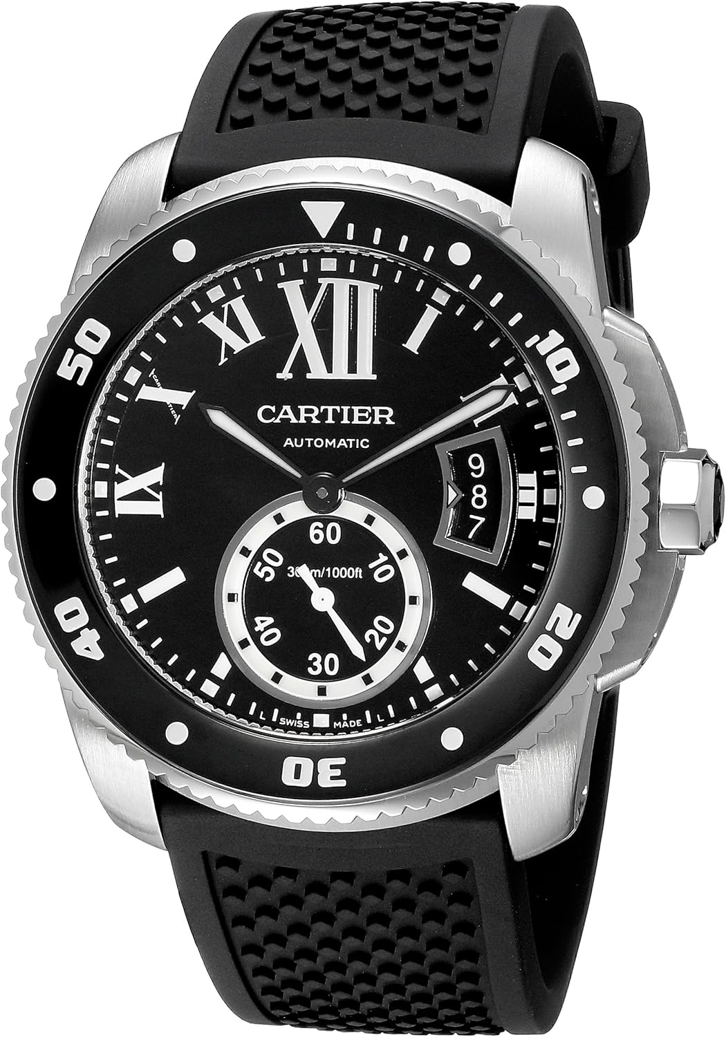 Black Analog Automatic Watch A251