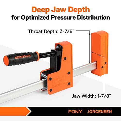 48-Inch Parallel Jaw Bar Clamp Set, 2-Pack O394392