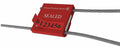 Steel Red Cable Seals 12 in PK 50 P528