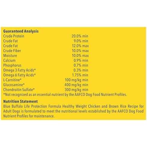 Adult Chicken & Brown Rice Dry Dog Food Y416220
