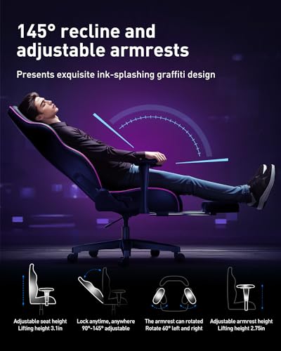 Black Velvet Gaming Chair S185874