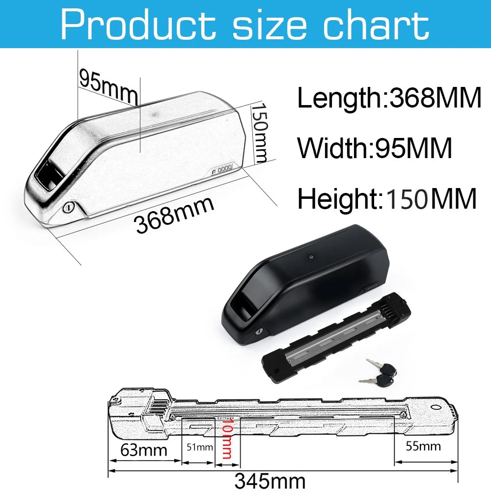 52V 24Ah Electric Bike Battery K755733