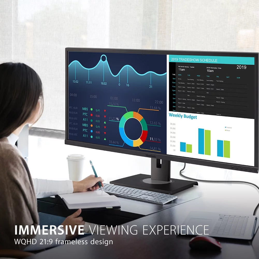 34 Inch 21:9 UltraWide WQHD 1440p Monitor N307