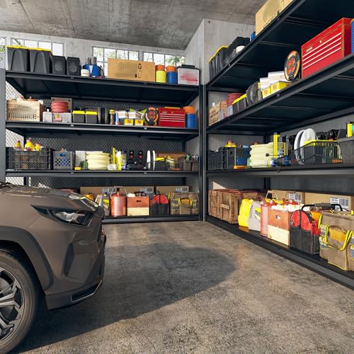 60" W x 24" D x 72" H 5 Tier Heavy Duty Metal Garage Shelving X67513