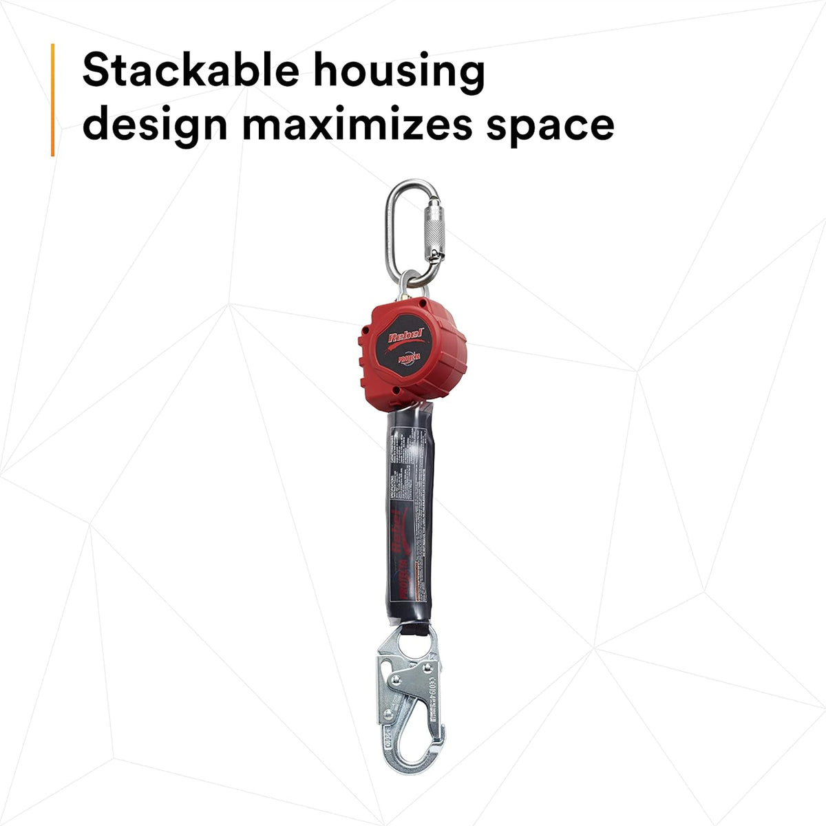 Self Retracting Lifeline with Steel Snap Hook and Carabiner C212733