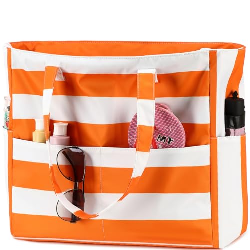 Extra Large Waterproof Beach Tote with Wet Compartment P972978