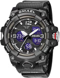 Digital Waterproof Sports Watch with Date, LED Alarm, Stopwatch G2905