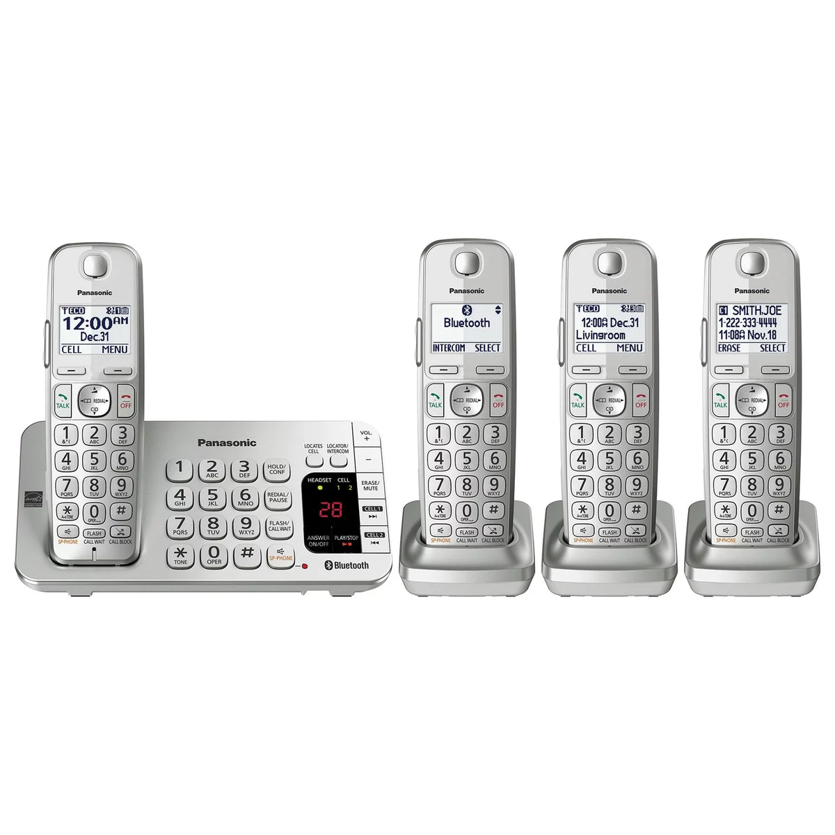 Cordless Phone System 4-Handset S2841