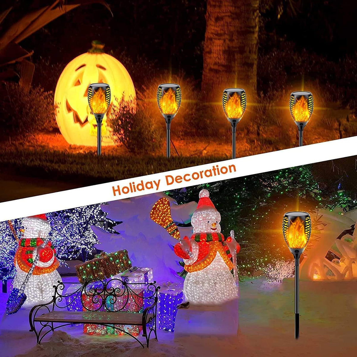 8 Pack Waterproof Solar Outdoor Lights V826408