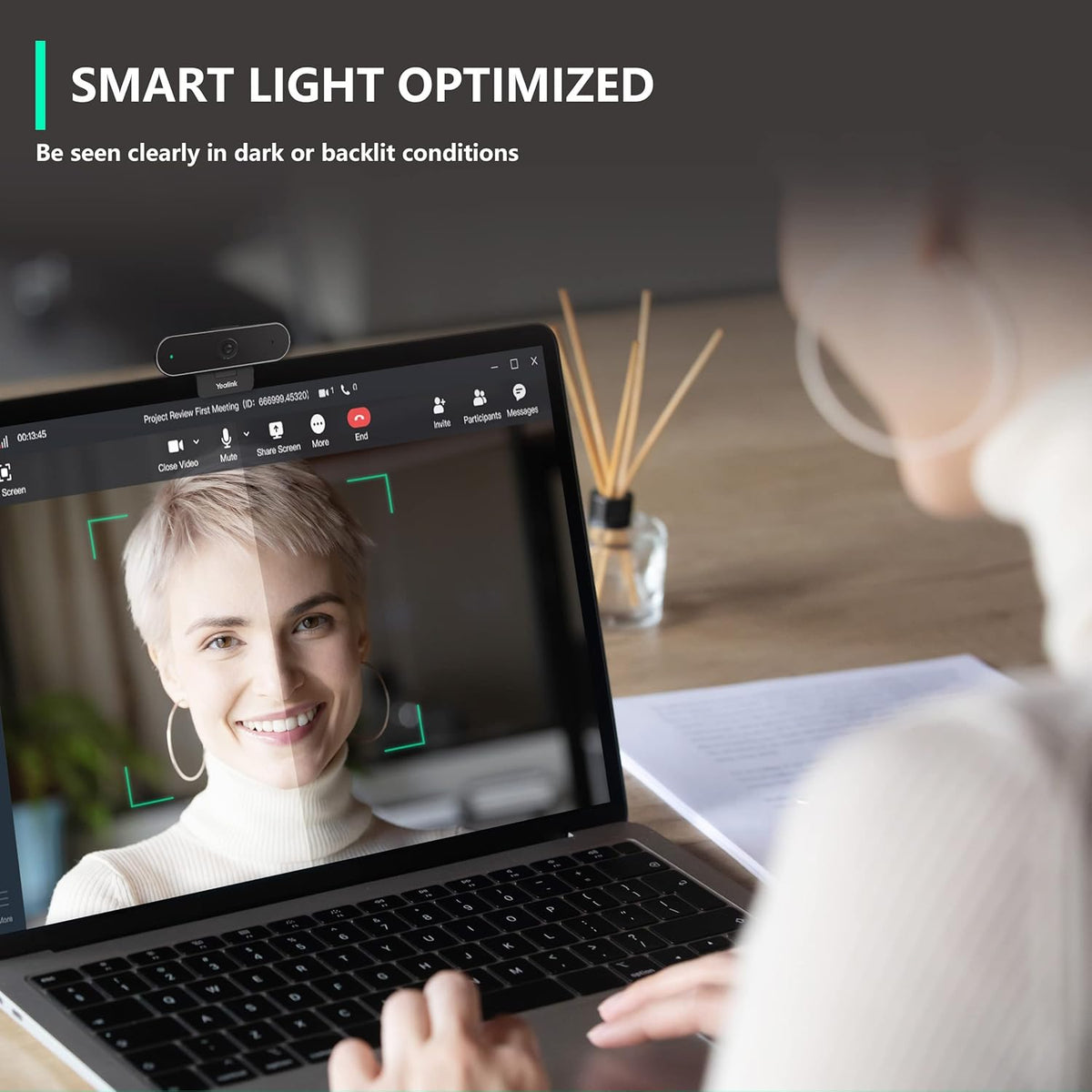 1080P HD Computer Webcam with Microphone Z695354
