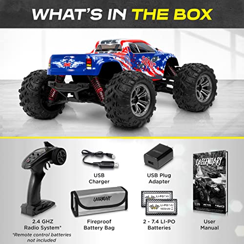 1:10 Scale 4x4 Off-Road RC Truck with Two Batteries K738