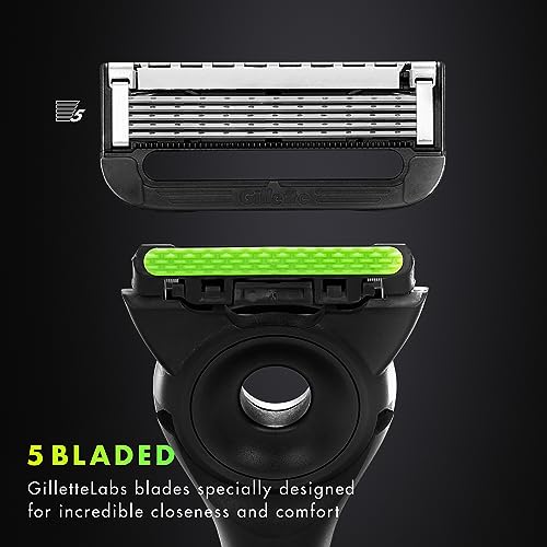 6 Razor Blade Refills and 7oz Rapid Foaming Shave Gel I8330