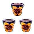 Set of 3 Hand-Painted Talavera Planters L672629