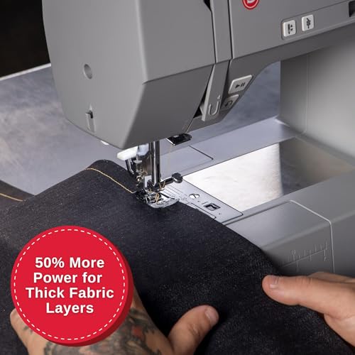Heavy Duty Computerized Sewing Machine with 215 Stitches, LCD Screen, Metal Frame X77824