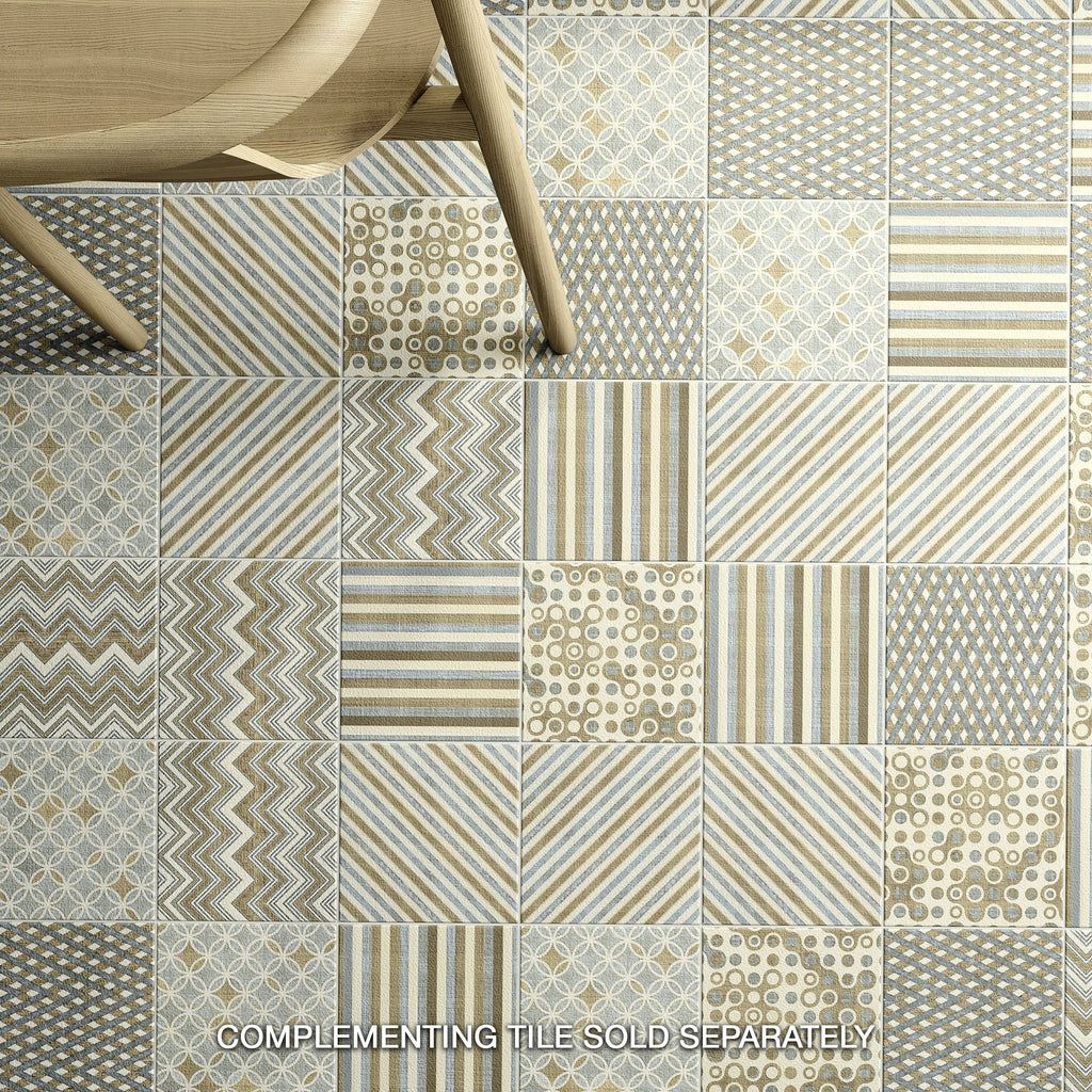 7.75 x 7.75-Inch Ceramic Floor and Wall Tile, Case of 25 I894935