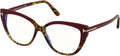Burgundy Havana Eyewear W35058
