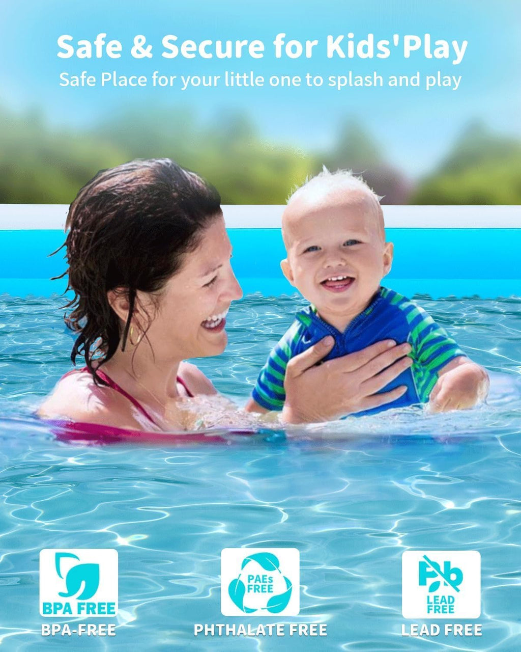 145"x74"x22" Inflatable Pool S341642