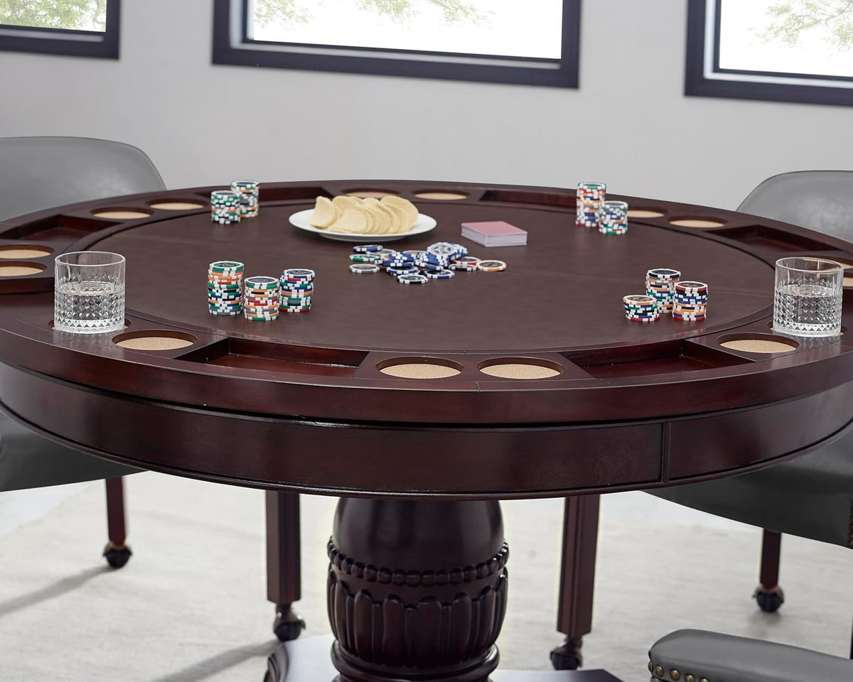 5 Piece Dining Table Set with 4 Captain's Chairs D9414