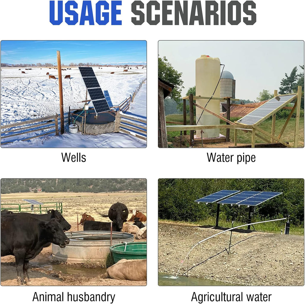 24V 400W Submersible Solar Well Pump Kit E82402