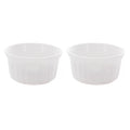 4oz Round French White Ramekins Bowl (2-Pack) D962038