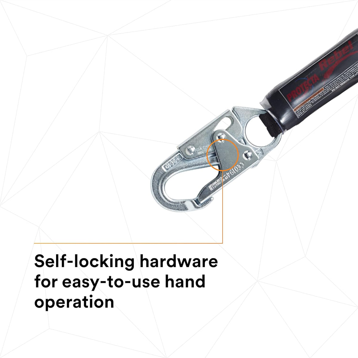 Self Retracting Lifeline with Steel Snap Hook and Carabiner C212733