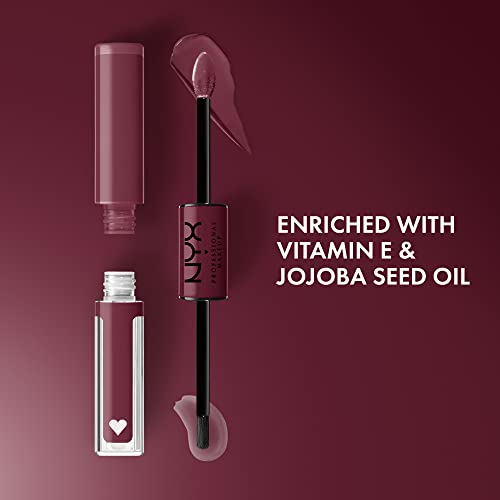 Long-Lasting Liquid Lipstick with Clear Lip Gloss - Rebel In Red (Warm Red) M886369