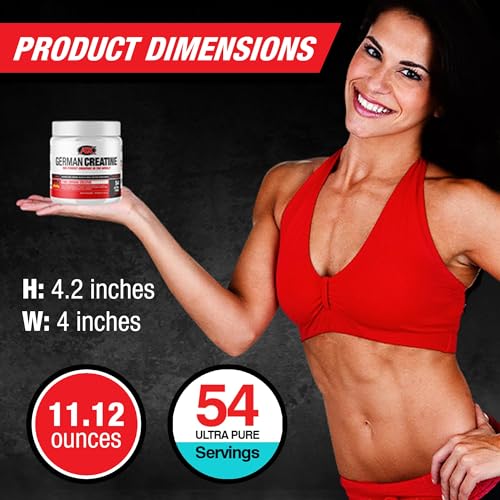 Micronized Creatine Monohydrate Powder, 99.99% Purity, 270g (54 Servings) P42207