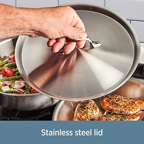6 Quart Stainless Steel Sauté Pan F40931