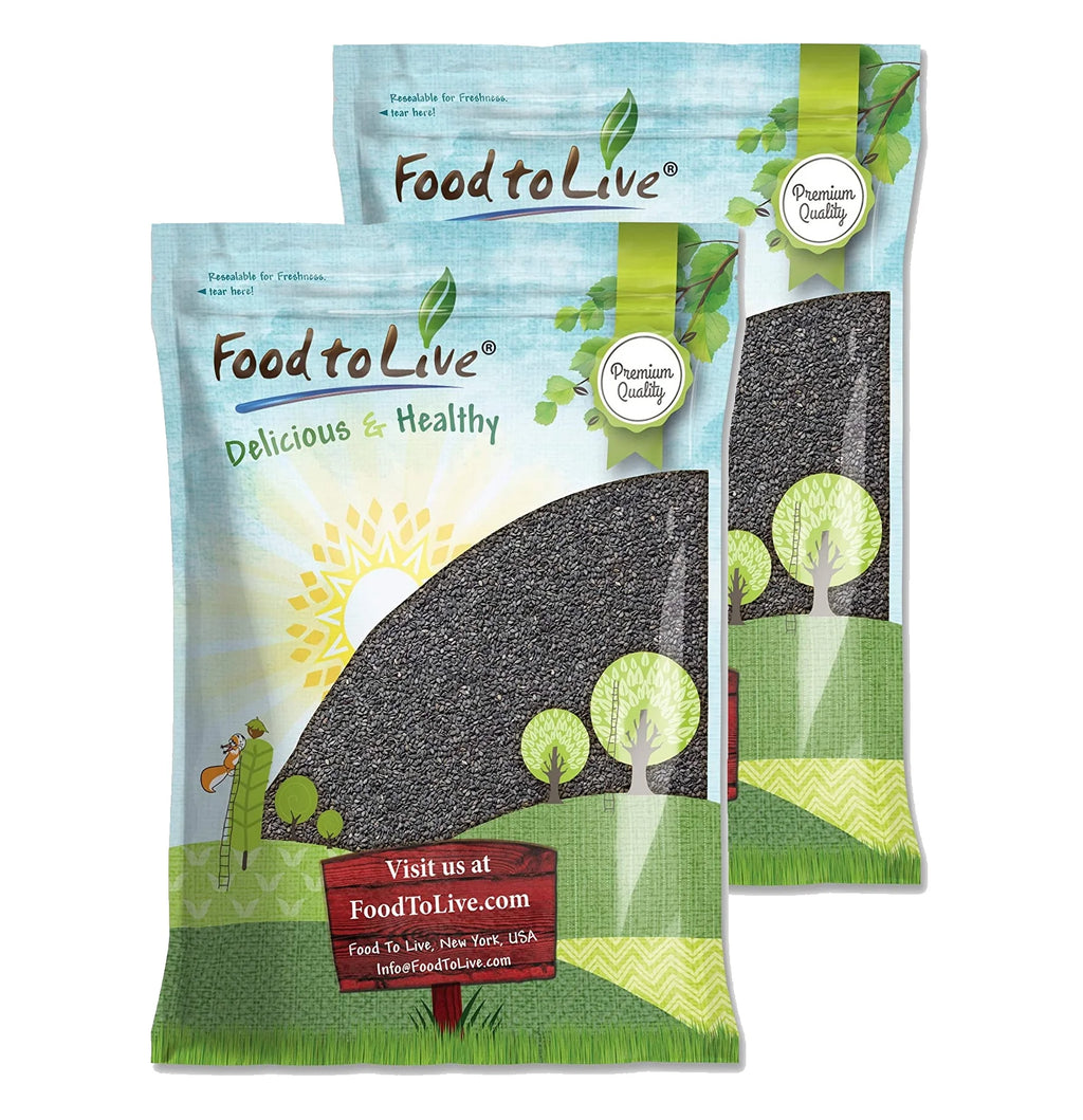 Black Sesame Seeds, 16 Pounds — Raw, Vegan, Kosher Z97419