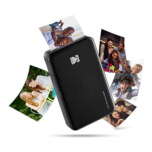 Black Wireless Portable Photo Printer U74243