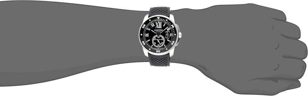 Black Analog Automatic Watch A251